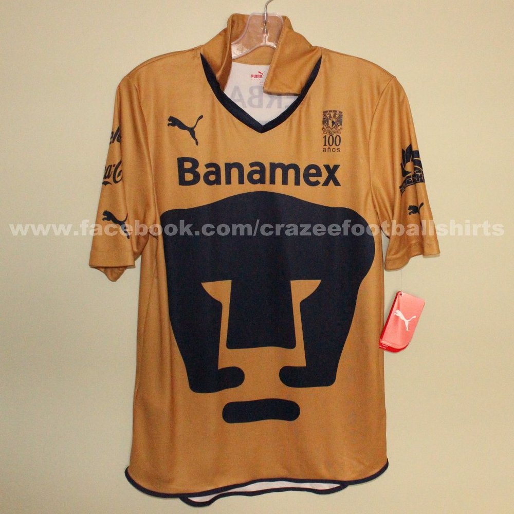 3/$188❤️Pumas UNAM 2010-11 third shirt Puma S jersey Club Universidad Nacional